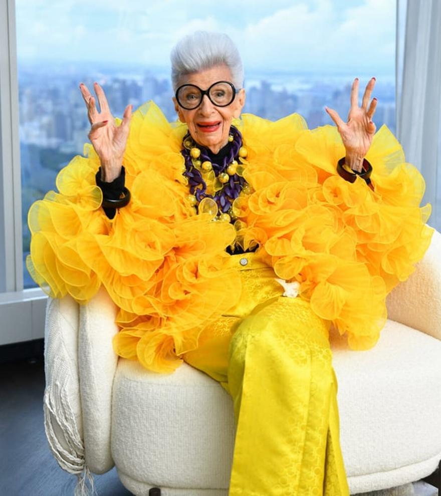 Muere a los 102 años la legendaria icono de la moda Iris Apfel