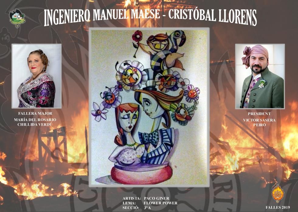 Conoce todos los proyectos de Fallas 2019 en el Marítimo