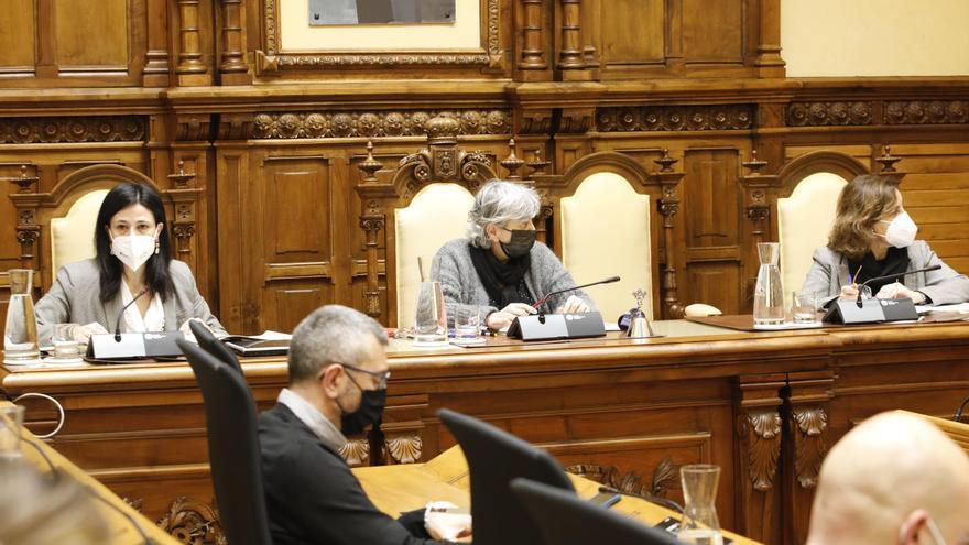 Pleno municipal de enero en el Ayuntamiento de Gijón.