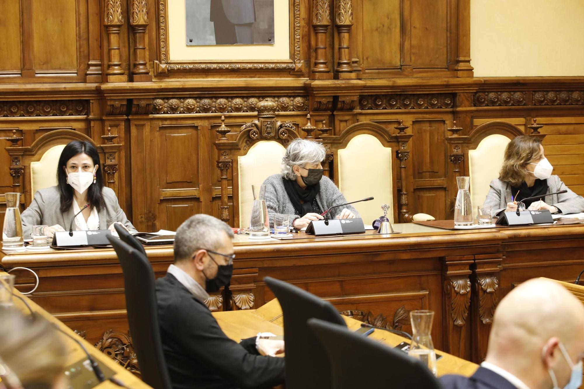 Pleno municipal de enero en el Ayuntamiento de Gijón.