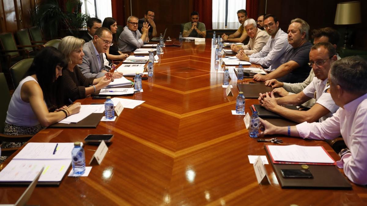 Reunión constituyente de la comisión de seguimiento de las obras de humanización de las travesías de Zamora.