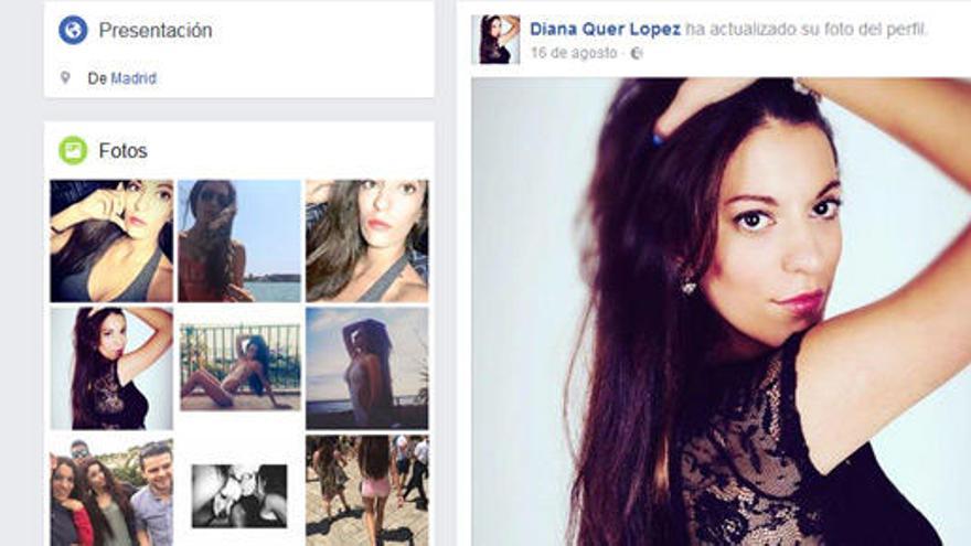 La desconcertante activación del Facebook de Diana Quer