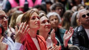 Mónica García y Ada Colau, en el lanzamiento de Sumar.