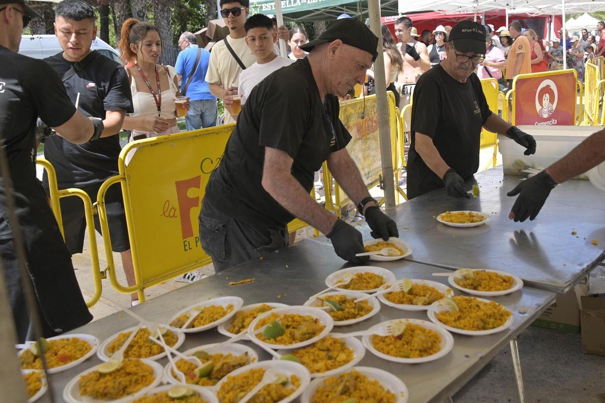 Fiesta del arroz con costra en Elche