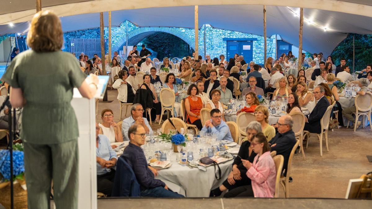 Un instant del Sopar Solidari d’Astrid 21.