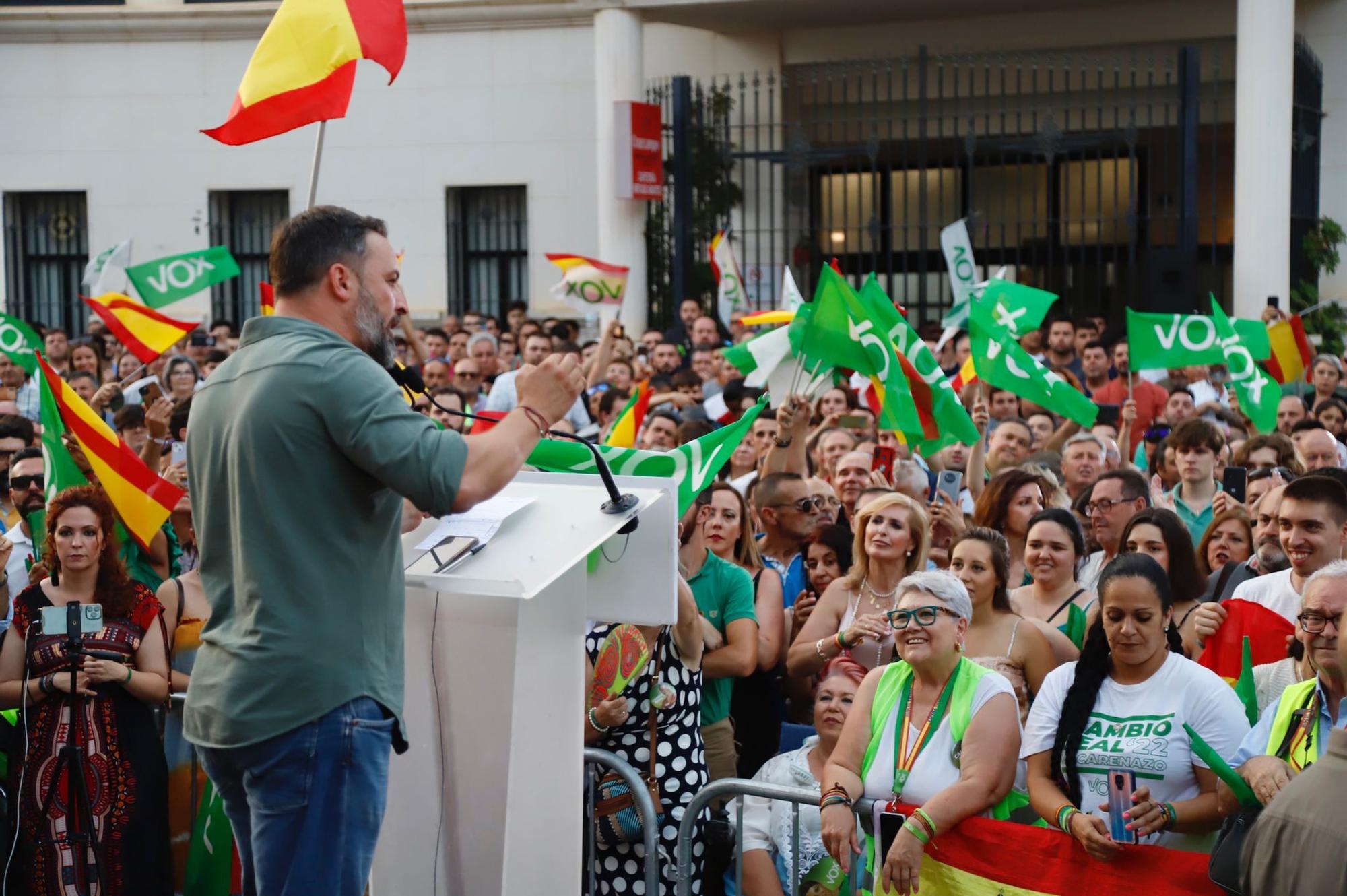 El mitin de Abascal y Olona en Lucena