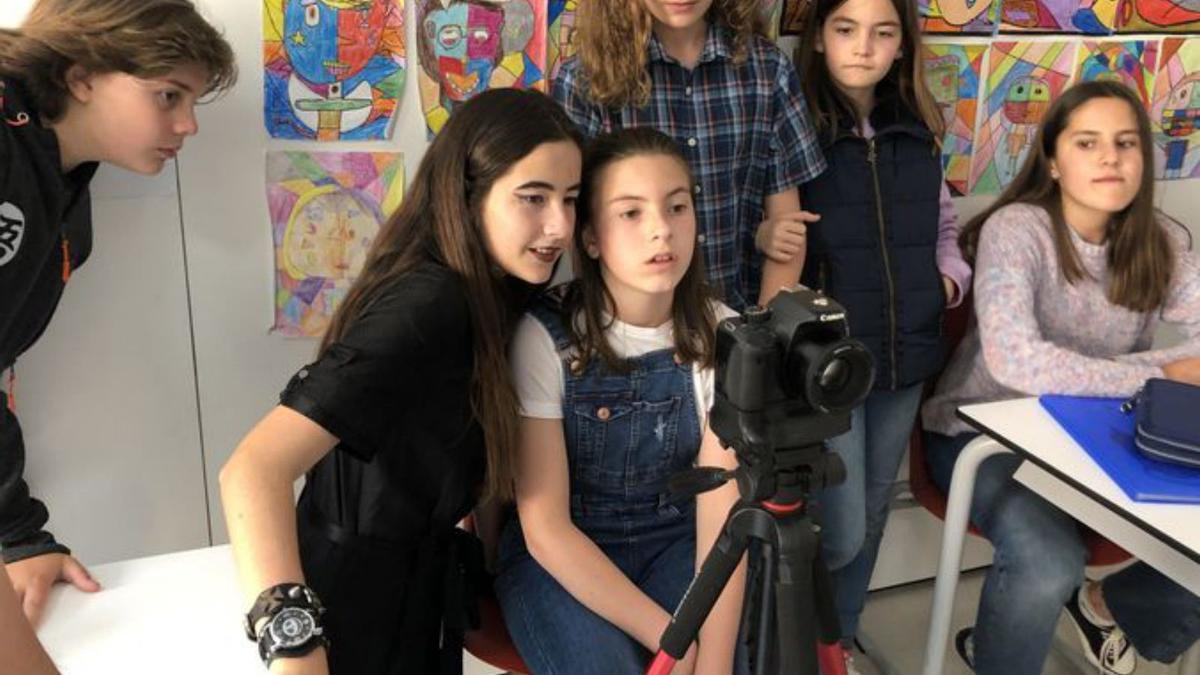 Rodaje en el colegio Inmaculada Jesuitas