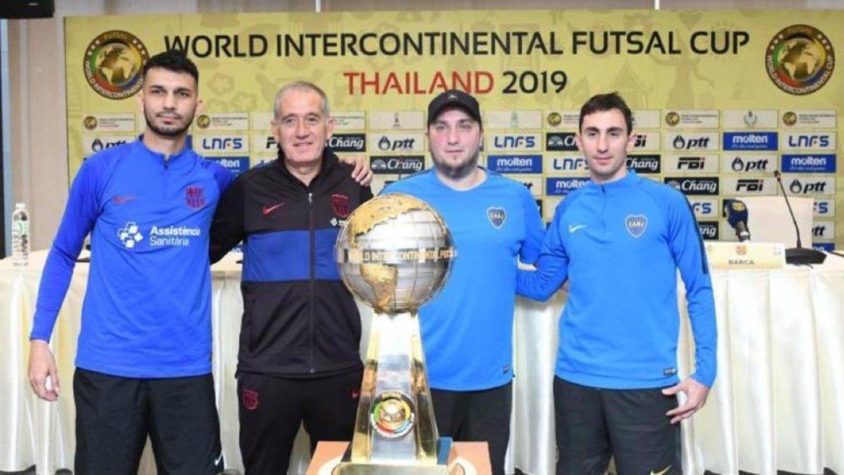 Leandro Esquerdinha, Andreu Plaza, Hernán Basile y Santi Basile