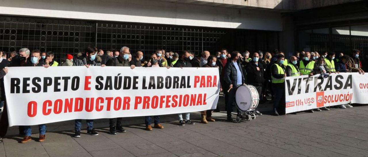 Manifestación del pasado noviembre durante la huelga.