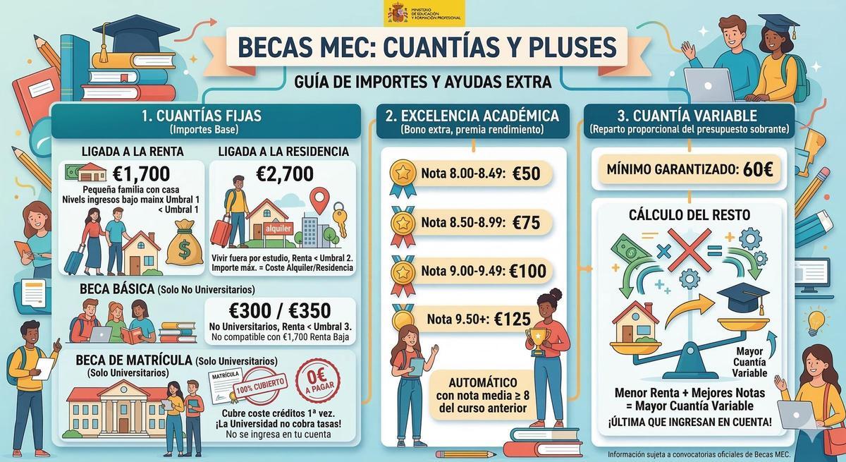 Cuantía Beca MEC