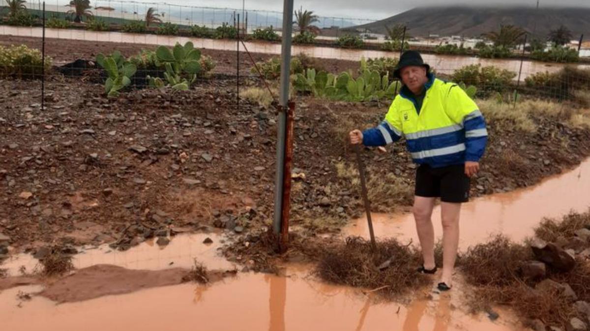 Imagenes de gavias llenas de agua lluvia en el pueblo de Guisguey, en el municipio de Puerto del Rosario, conocido popularmente como el pueblo de las mil gavias.l | | DAVID DE LEÓN