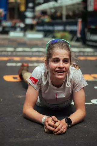 Malen Osa, tras su recital en Zegama: "Tres podios en tres participaciones es muy remarcable"