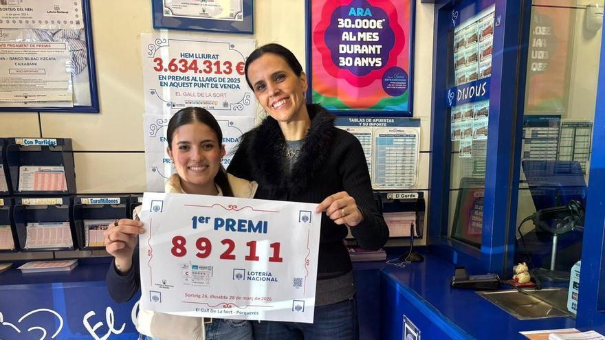 El Gall de la Sort de Mata ven deu dècims del primer premi de la Loteria Nacional