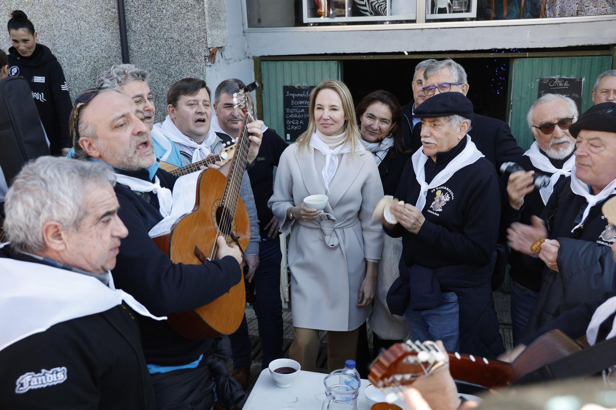 Gaitas, furanchos y furor religioso: San Blas triunfa en Bembrive