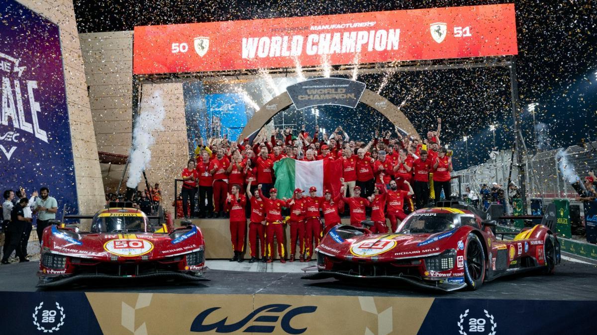 Ferrari logra los títulos de pilotos y constructores en el WEC, con Miguel Molina en su alineación