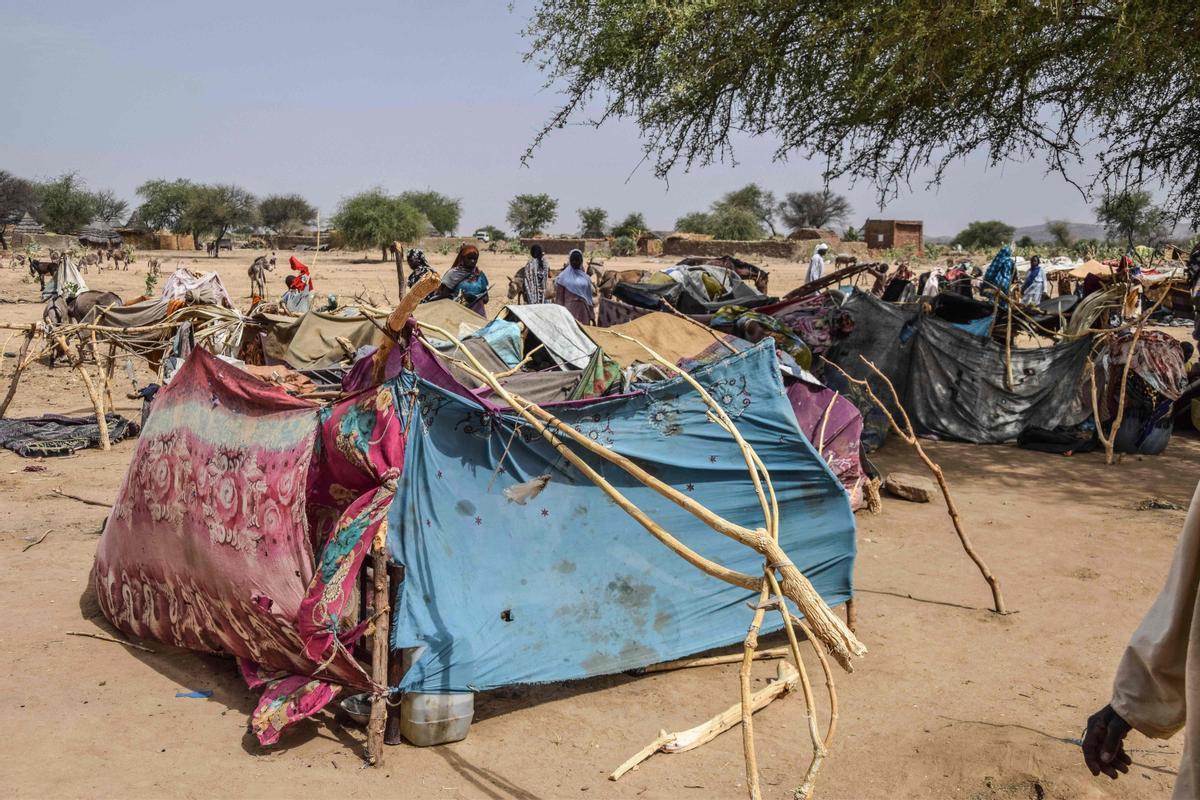 Éxodo de refugiados sudaneses hacia El Chad