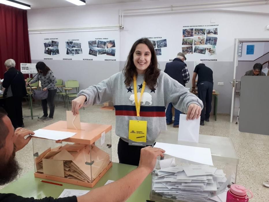 Jornada electoral del 28-A a la Catalunya Central