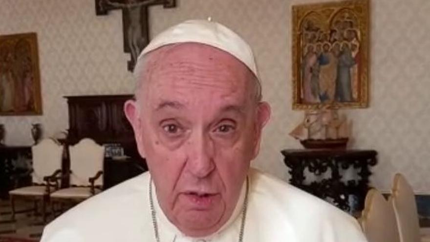 El Papa Francisco manda un mensaje a los palmeros.