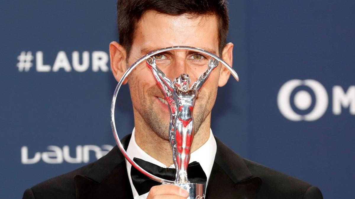 Novak Djokovic ganó en 2019 el Laureus como mejor deportista masculino