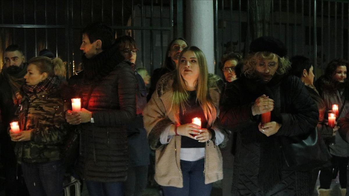 Protesta en Sant Adrià por el nuevo crimen machista