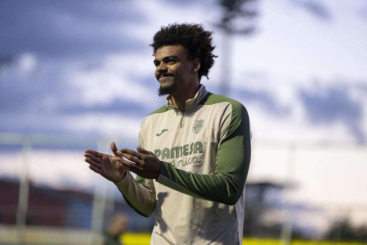 Renato Veiga durante un entrenamiento.