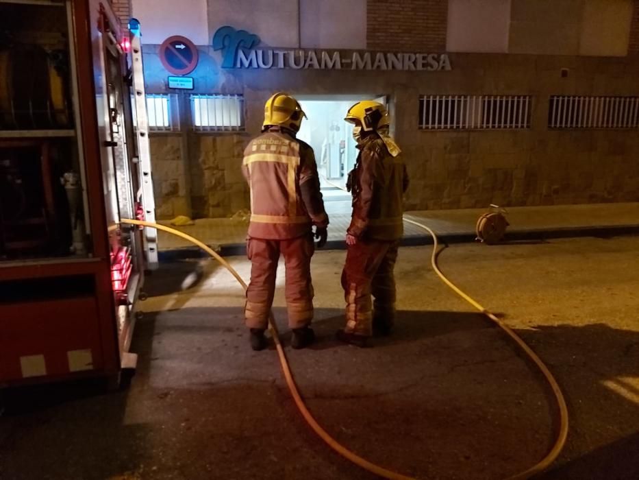 Incendi a la residència Mutuam Manresa