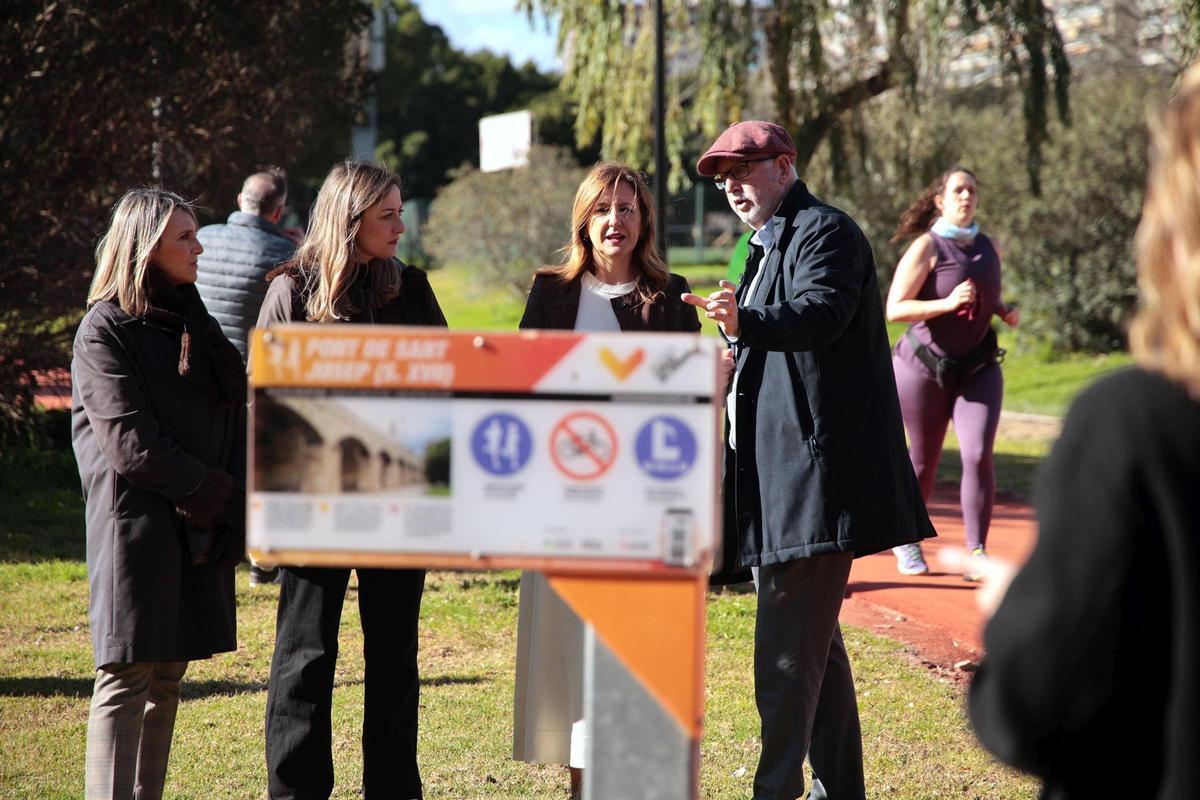 La alcaldesa visitó las obras