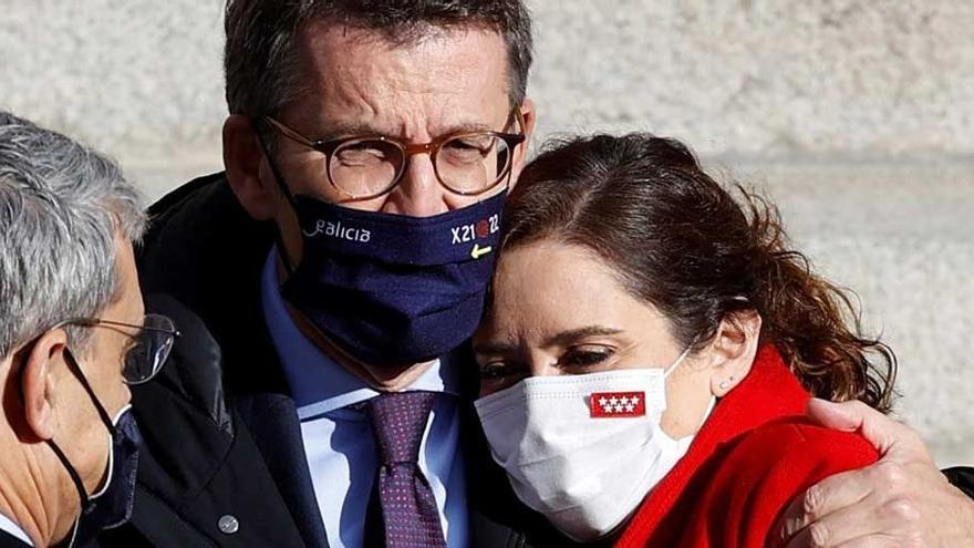 Alberto Núñez Feijóo e Isabel Díaz Ayuso.