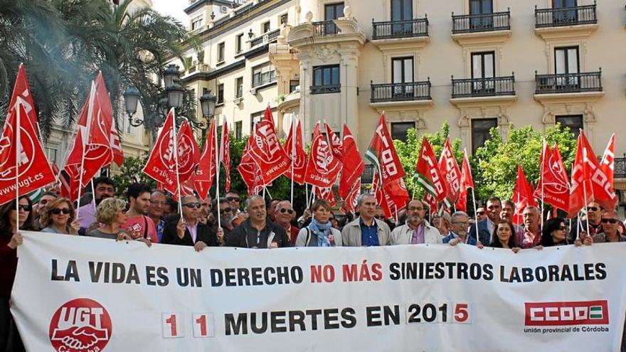 Los sindicatos vinculan la siniestralidad a la reforma laboral
