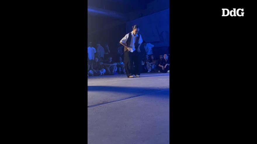 VÍDEO | El jove guixolenc, Isaac Serrano, ballant