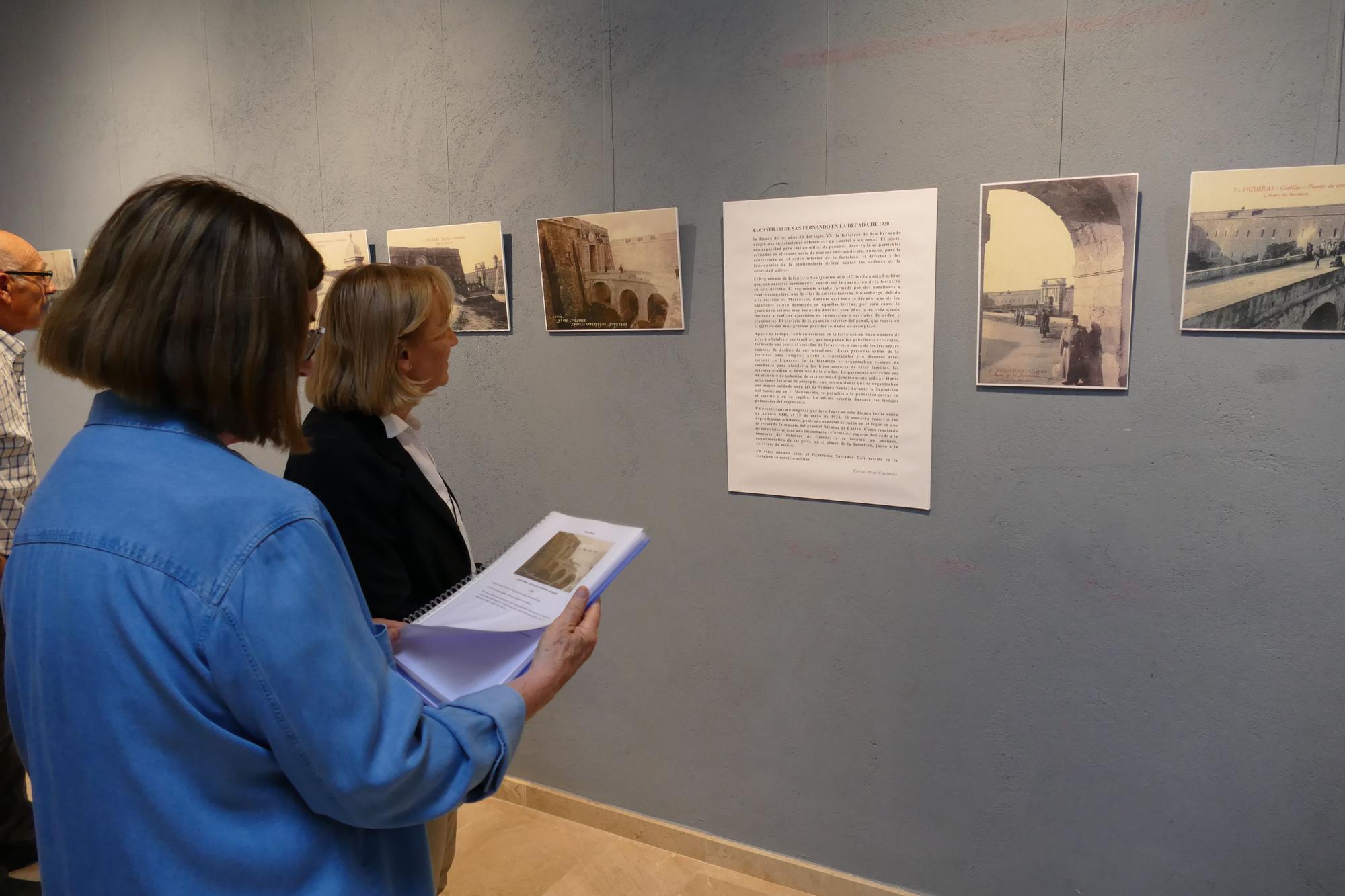 La Cate acull l'exposició "El Castell de Sant Ferran de fa 100 anys"