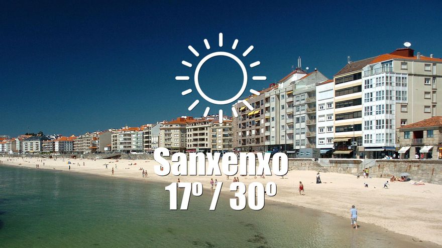 El tiempo en Sanxenxo: previsión meteorológica para hoy, martes 17 de junio
