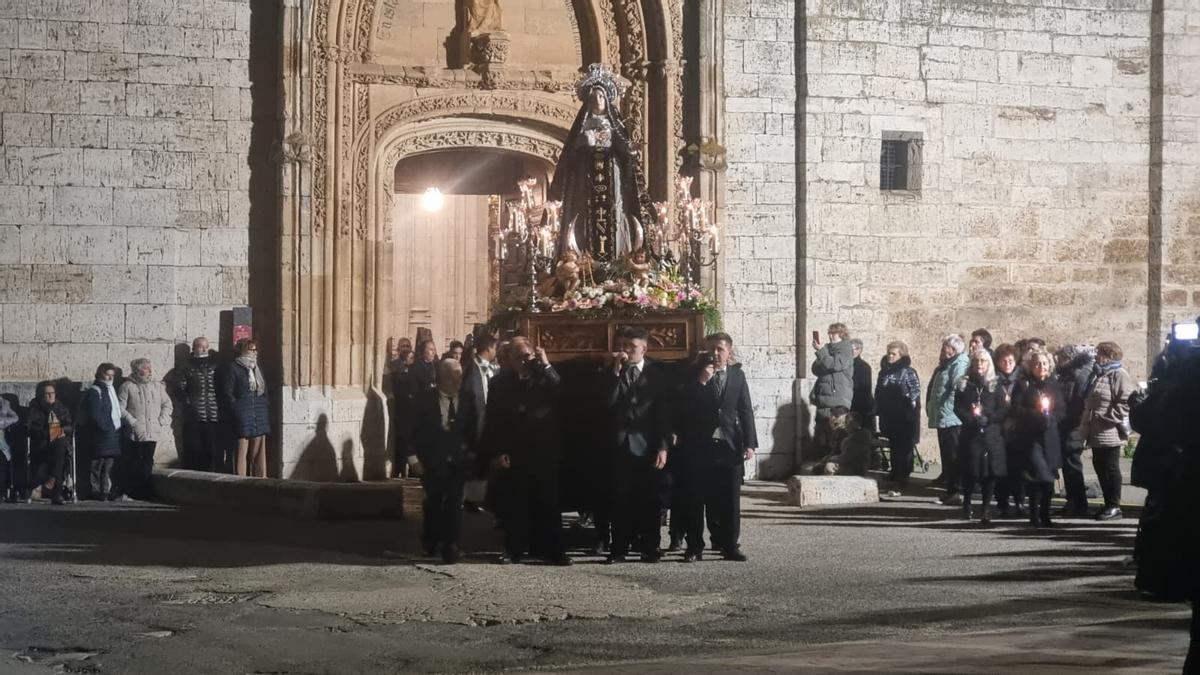 La procesión de la Virgen de los Dolores de Toro, en imágenes