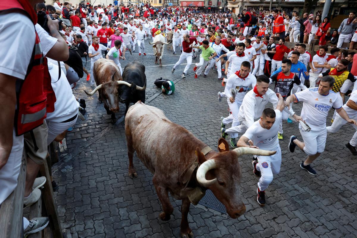 Primer encierro de los Sanfermines 2022