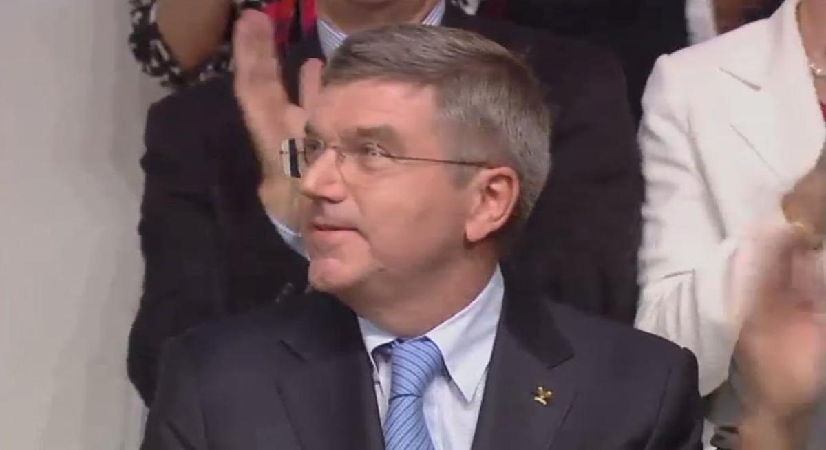 Imatges del nomenament de l’alemany Thomas Bach com el novè president del Comitè Olímpic Internacional.