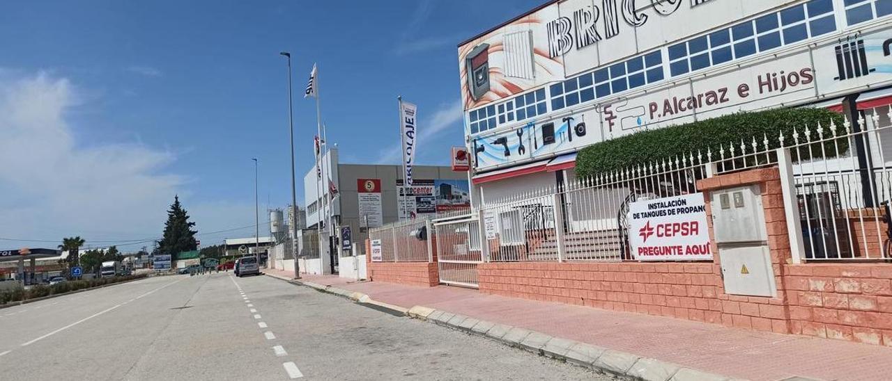 Polígono Industrial Levante de Los Montesinos en el que se ubicará el ecoparque