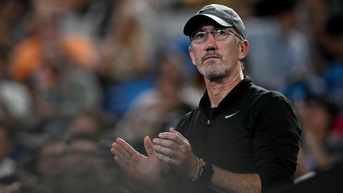 Darren Cahill, en el Open de Australia