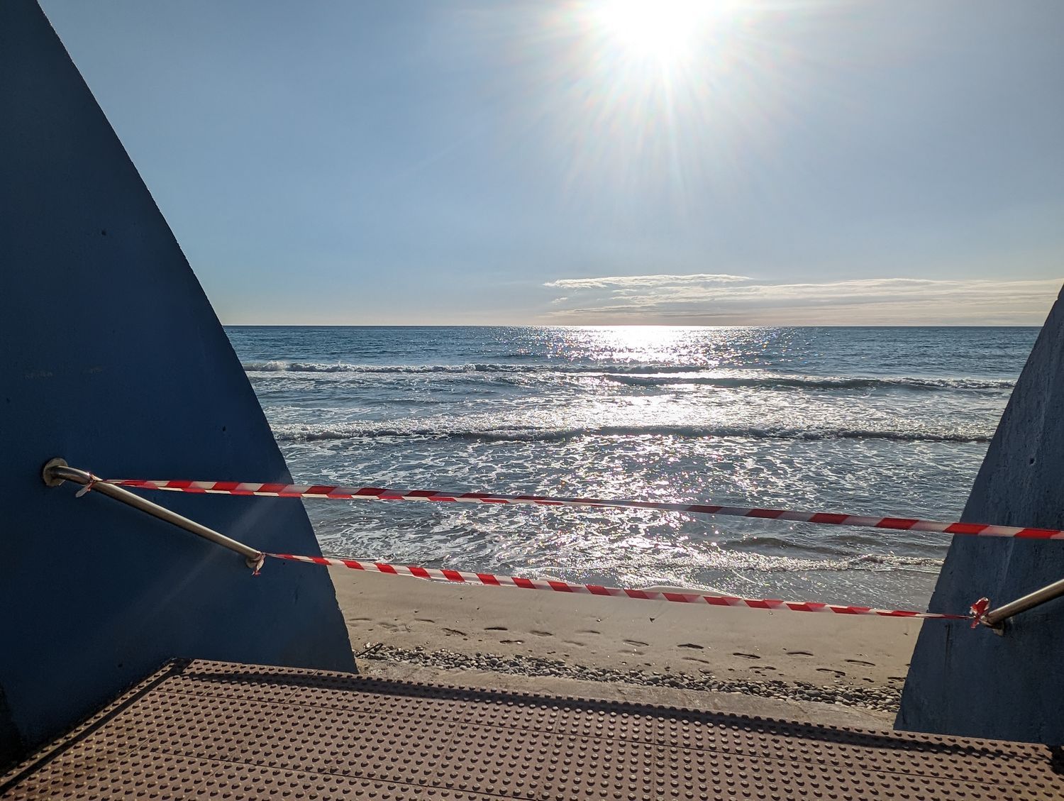 La playa Morro de Gos de Orpesa, con apenas arena