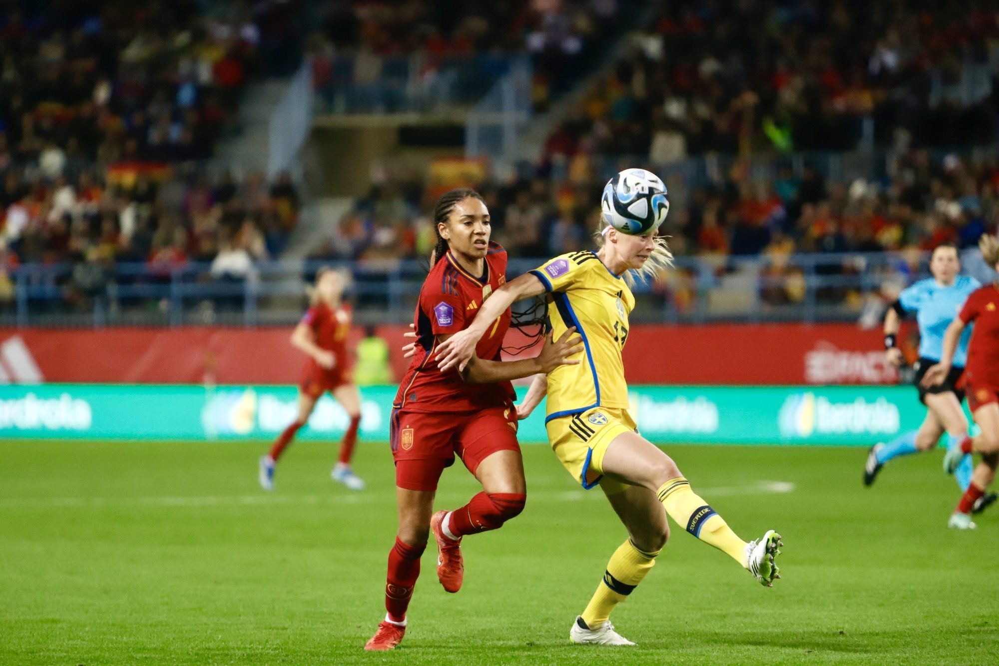 La victoria de la selección femenina de fútbol ante Suecia en La Rosaleda, en imágenes