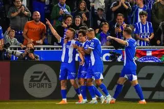 El 2-0 del Alavés en el Alavés 2 - 1 Sevilla de la jornada 6 de LaLiga EA Sports