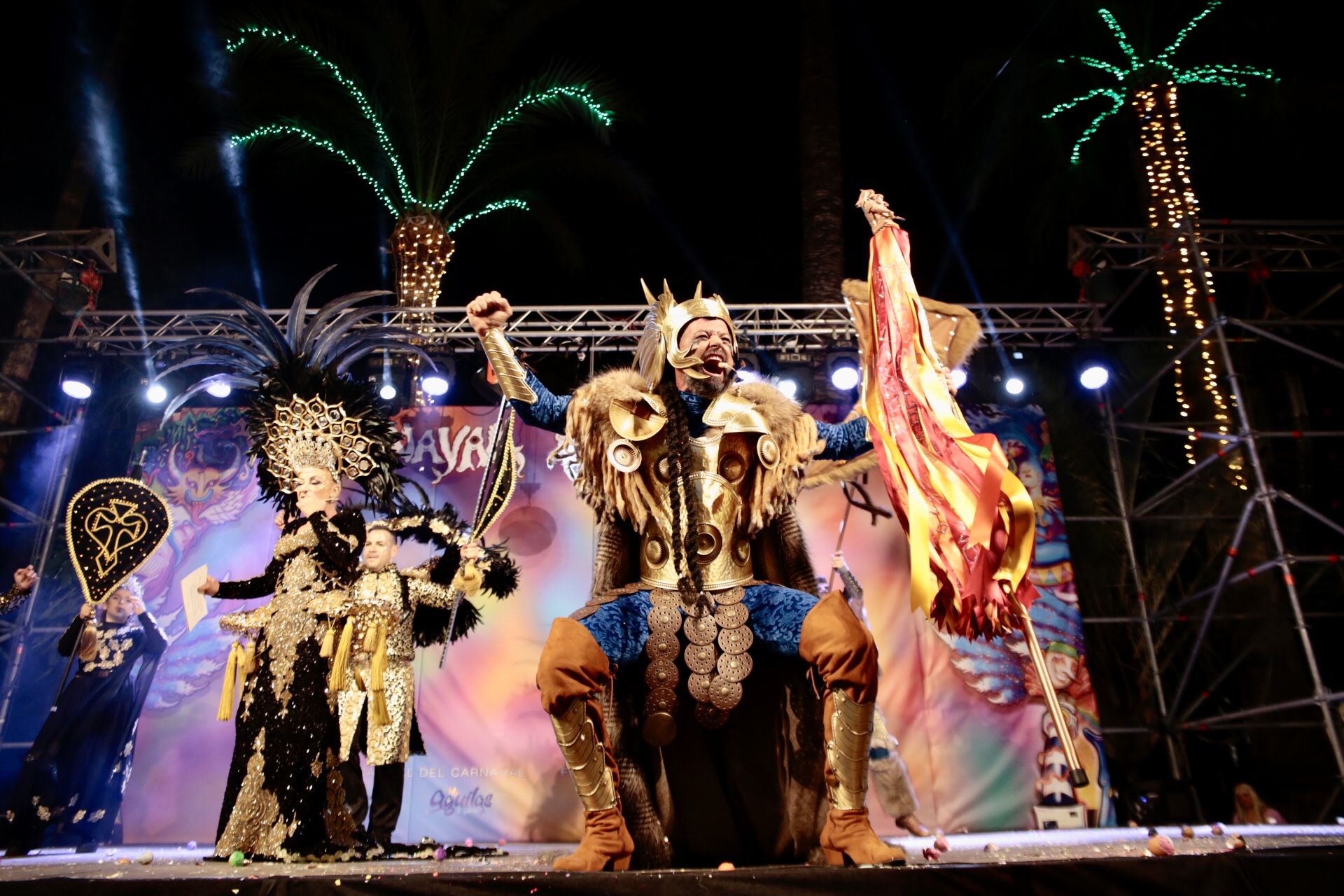 Batalla de Don Carnal y Doña Cuaresma, y pregón del Carnaval de Águilas en fotos