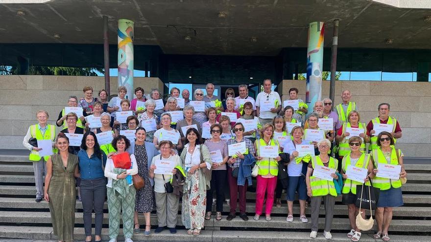 Diplomas para los moañeses del programa Mareas de Coñecement