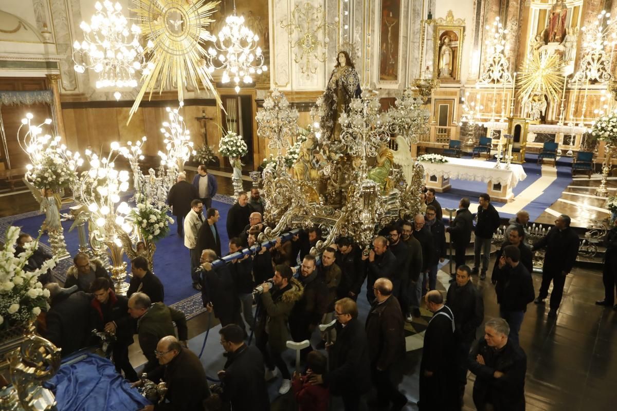 Procesión del farolet de las Purisimeras de Vila-real