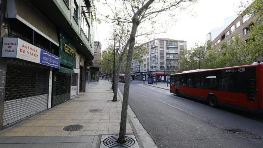 Un motorista muere al chocar con un árbol en Torrero