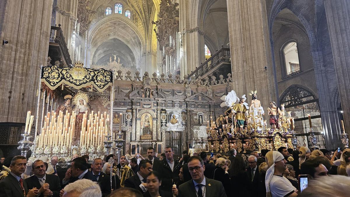 Traslado de regreso de Jesús Despojado desde la Catedral