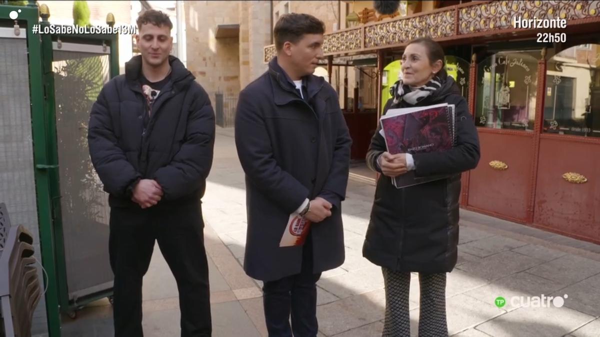 Programa 'Lo sabe, no lo sabe' de Cuatro grabado en Zamora