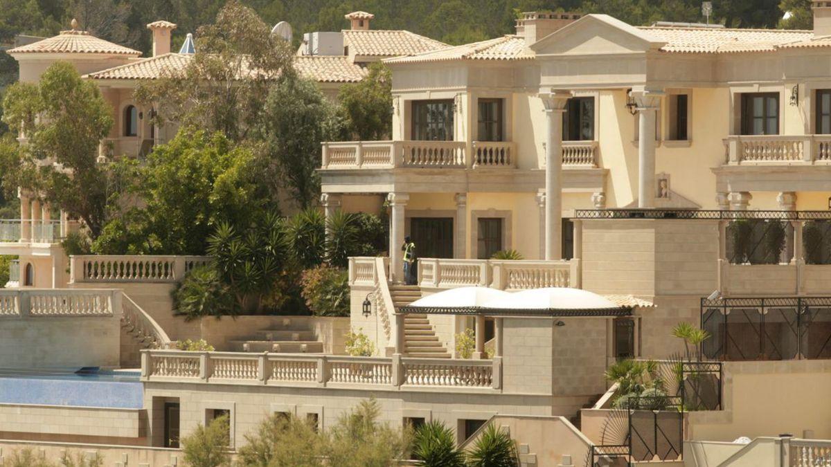 La suntuosa mansión de Petrov en la urbanización Sol de Mallorca, en Calvià.