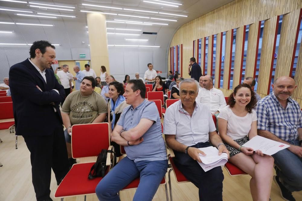 Comité regional de la FSA-PSOE en la nueva sede de La Ería, en Oviedo