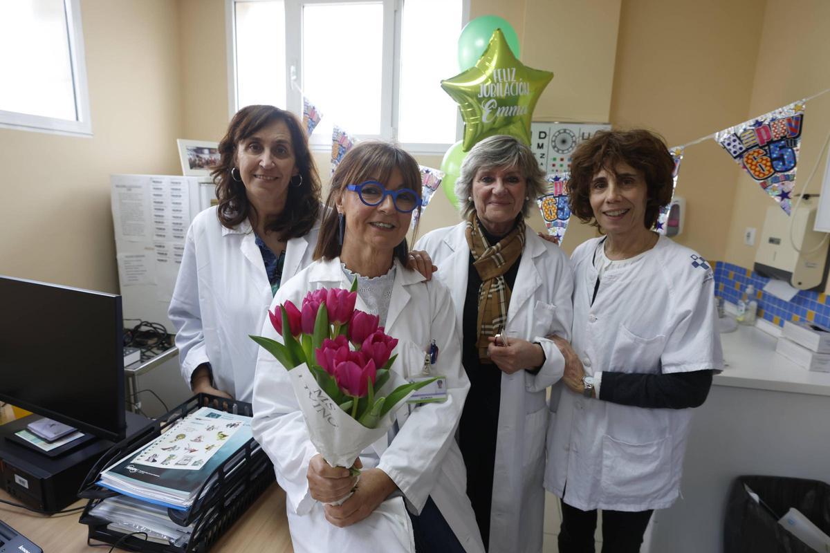 Por la izquierda, Rocío García, Emma Alonso, Eva Casal y Mercedes López.