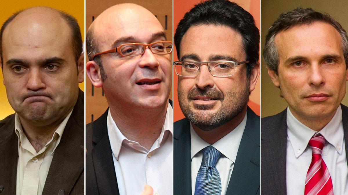 Xavier Vendrell, Oriol Soler, David Madí y Josep Lluís Alay.